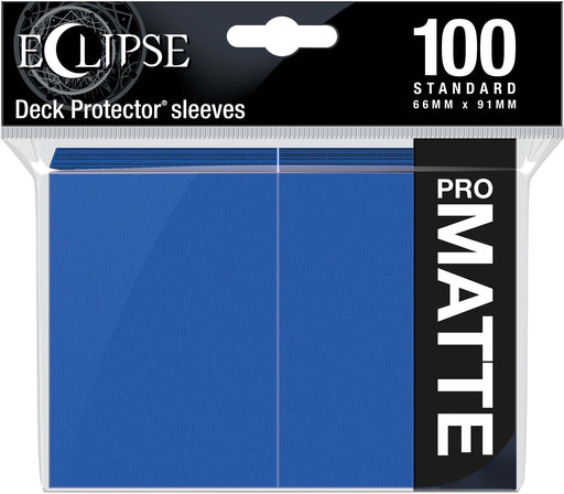 Eclipse Matte Standard Sleeves Pacific Blue