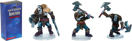 D&D Icons of the Realms Miniatures Boneyard Orc Skeleton Pack (3)