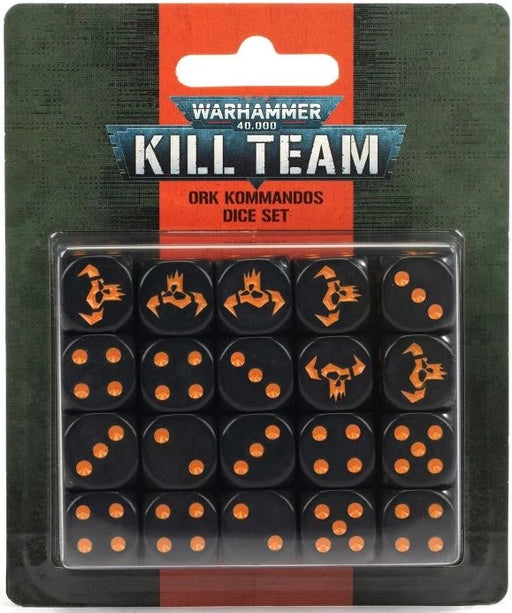 Warhammer 40,000 Kill Team Ork Kommandos Dice Set