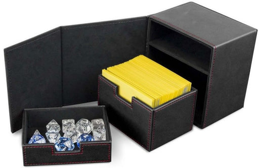 BCW Deck Vault Box LX Black (Holds 100 Cards)