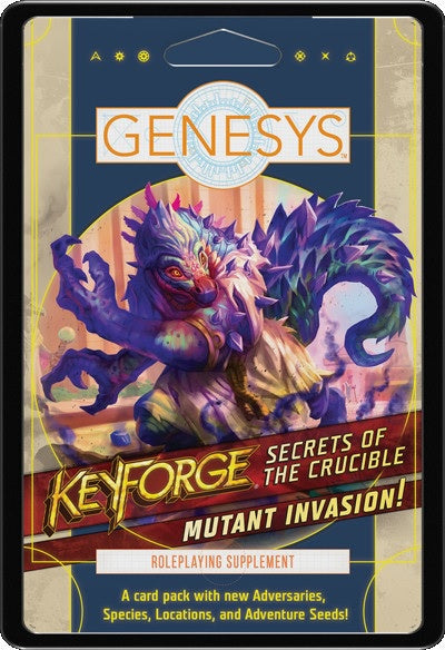 Keyforge Genesys Secrets of the Crucible Mutant Invasion