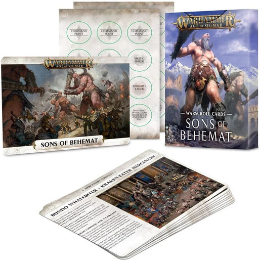 Age of Sigmar Sons of Behemat Warscroll Cards Old ON SALE