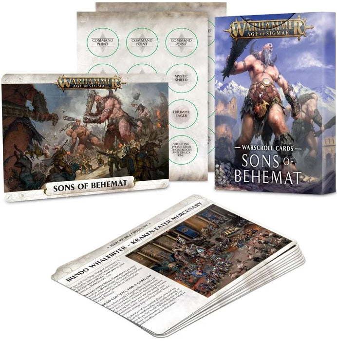 Age of Sigmar Sons of Behemat Warscroll Cards Old ON SALE