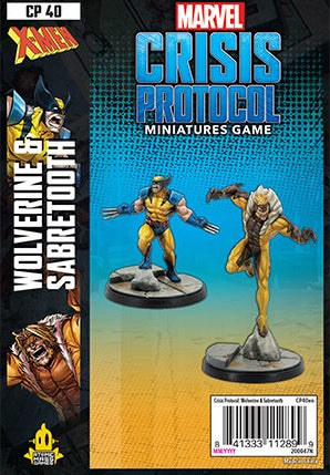 Marvel Crisis Protocol Wolverine and Sabretooth