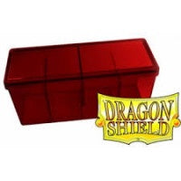 Dragon Shield Storage Box Four Compartments Red