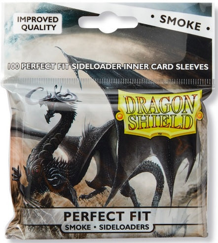 Dragon Shield 100 Count Perfect Fit Sideloaders Smoke