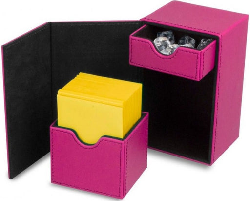 BCW Deck Vault Box LX Pink (Holds 80 cards)