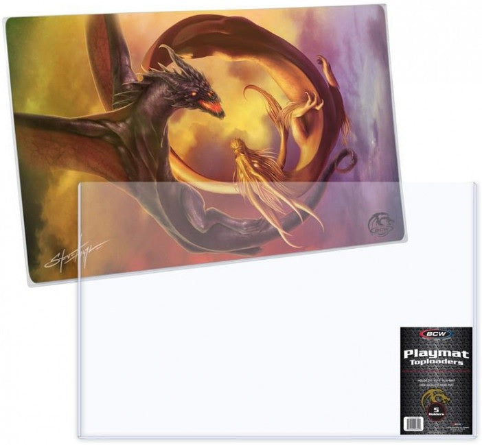 BCW Topload Holder TCG Playmat (24" x 14") (5 Holders per Pack)