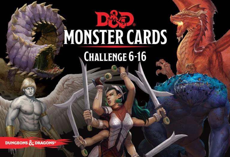 D&D Spellbook Cards: Monster Deck 6-16 (74 cards)