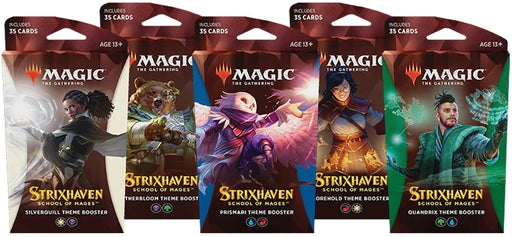 Magic the Gathering Strixhaven School of Mages Theme Booster Set of 5