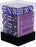 D6 Dice Borealis 12mm Purple/White (36 Dice in Display) CHX27807