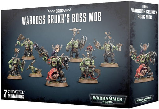 Warhammer 40K Orks: Ork Warboss Grukk's Boss Mob 50-33