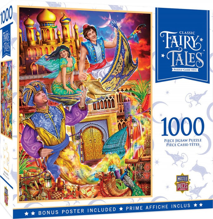 Masterpieces Puzzle Classic Fairy Tales Aladdin Puzzle 1,000 pieces Masterpieces Puzzle Classic Fairy Tales Aladdin Puzzle 1,000 pieces Jigsaw Puzzl