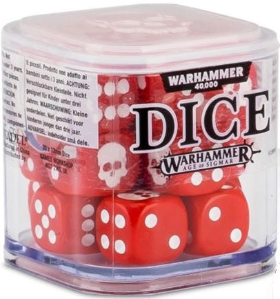 Warhammer Dice Cube Red