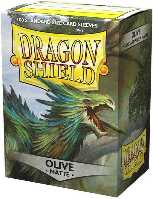 Sleeves - Dragon Shield - Box 100 - Matte Olive