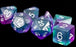 MDG Polyhedral Resin Dice Set Blue Aurora