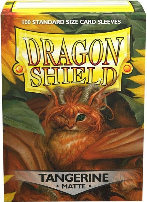 Dragon Shield Sleeves Box 100 Matte Tangerine