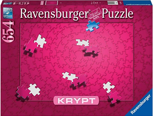 KRYPT Pink Spiral Puzzle 654pc Jigsaw Puzzle