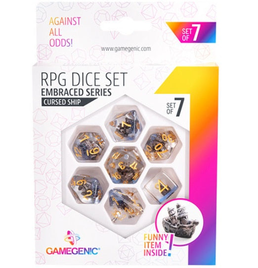 Gamegenic Embraced Series - Cursed Ship - RPG Dice Set (7pcs)