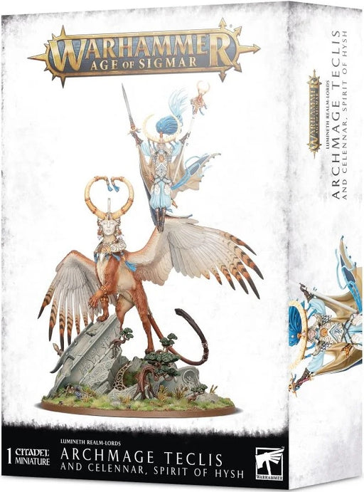 Age of Sigmar Lumineth Realm-lords Archmage Teclis and Celennar, Spirit of Hysh 87-53