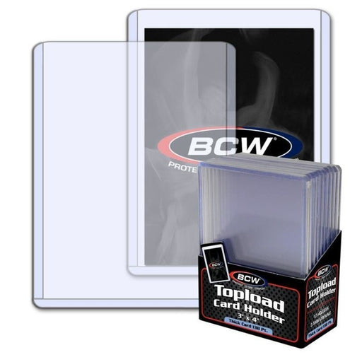 BCW Topload Card Holder Thick 138 Pt (3" x 4")