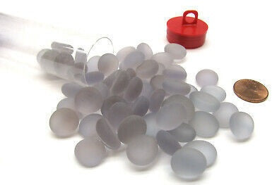 Glass Stones Crystal Lilac Frosted in a Tube (25 Approx) CHX01187