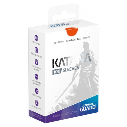 Sleeves Ultimate Guard Katana Standard Size Orange (100)