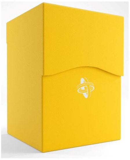 Gamegenic Deck Holder Holds 100 Sleeves Deck Box Yellow
