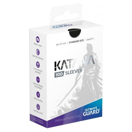 Sleeves Ultimate Guard Katana Standard Size Black (100)