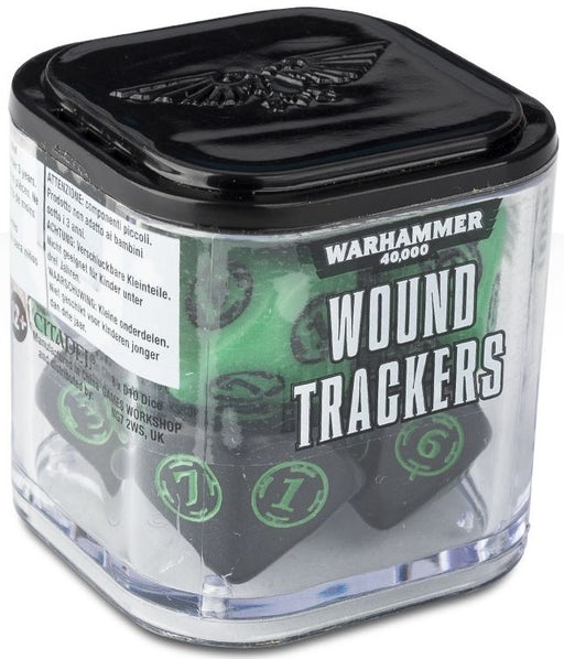 Warhammer 40,000 Wound Trackers Green / Black 40-47