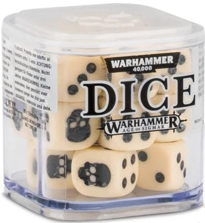 Warhammer Dice Cube Bone