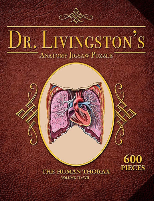 Dr. Livingston's Anatomy the Human Thorax Puzzle 600 Jigsaw Puzzl