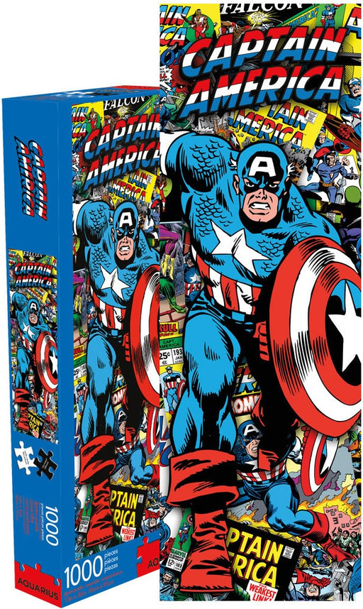 Aquarius Puzzle Marvel Captain America Collage Slim Puzzle 1,000 pieces  Jigsaw Puzzl