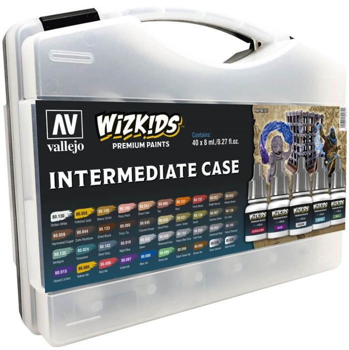 Wizkids Premium Paint Set by Vallejo Intermediate Case