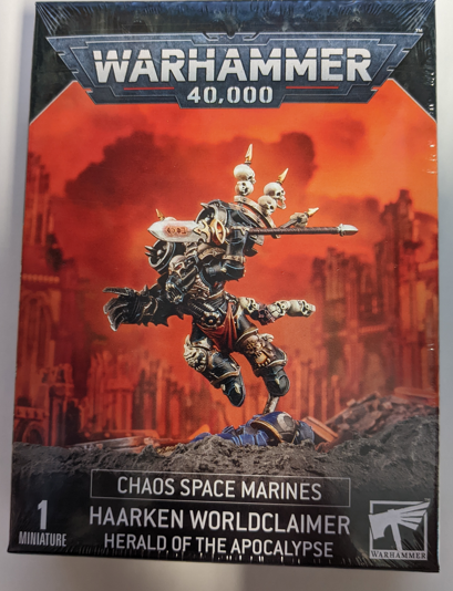 Warhammer 40K Chaos Marines: Haarken Worldclaimer, Herald of the Apocalypse 43-23