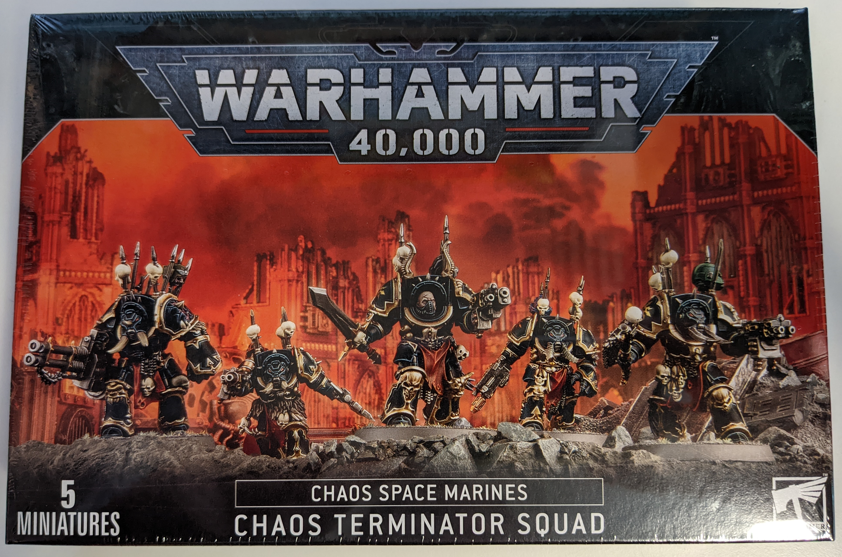 Warhammer 40k Chaos Terminators Metal (Model 43-19 2004) NIB