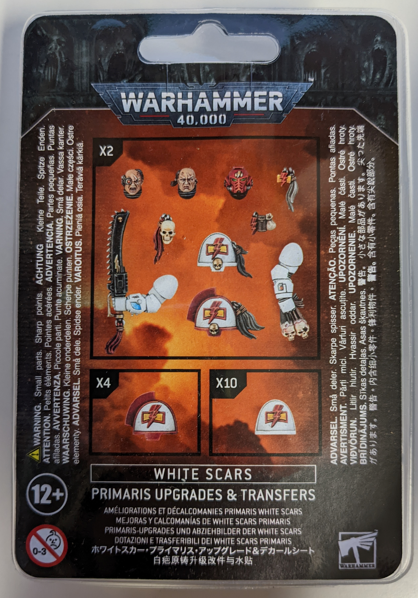 Warhammer 40K Space Marines: White Scars Primaris Upgrades & Transfers 55-23